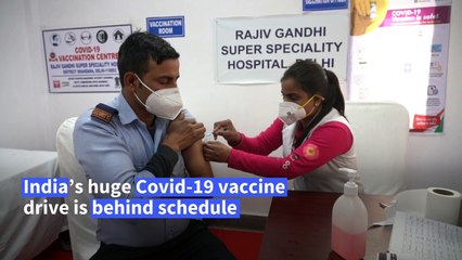 Tears and fears as India's huge coronavirus vaccine push falters