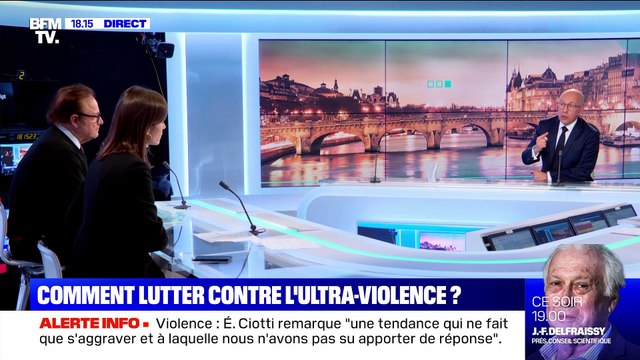 Violences: Il faut qu'il y ait une politique pénale qui soit totalement différente, des réponses particulièrement fermes , Éric Ciotti - 24/01