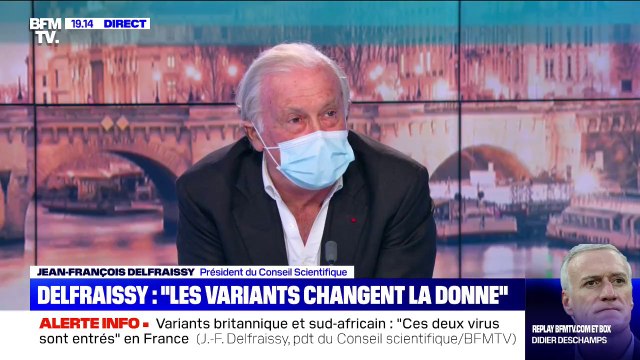 Jean-François Delfraissy: Ces variants sont l'équivalent d'une deuxième pandémie