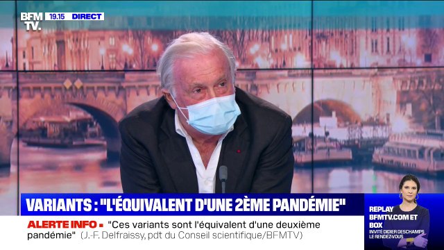 Jean-François Delfraissy: La course se situe entre l'arrivée des variants et notre capacité à vacciner
