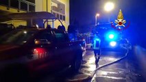 Rimini - Incendio in un albergo dismesso intossicato un ragazzo (24.01.21)