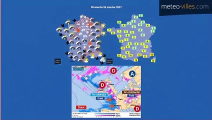 bulletin météo du dimanche 24 janvier 2021