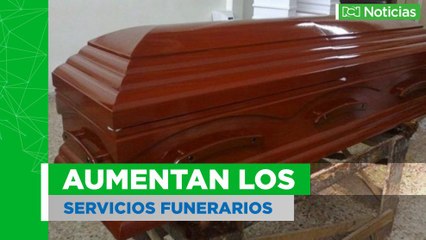 Alta demanda de servicios funerarios por pandemia