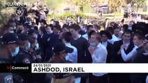 Coronavirus: Ultra-Orthodox Jews clash with Israeli police to prevent closure of religious school