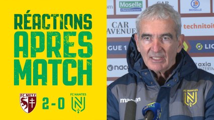 FC Metz - FC Nantes : la réaction de Raymond Domenech