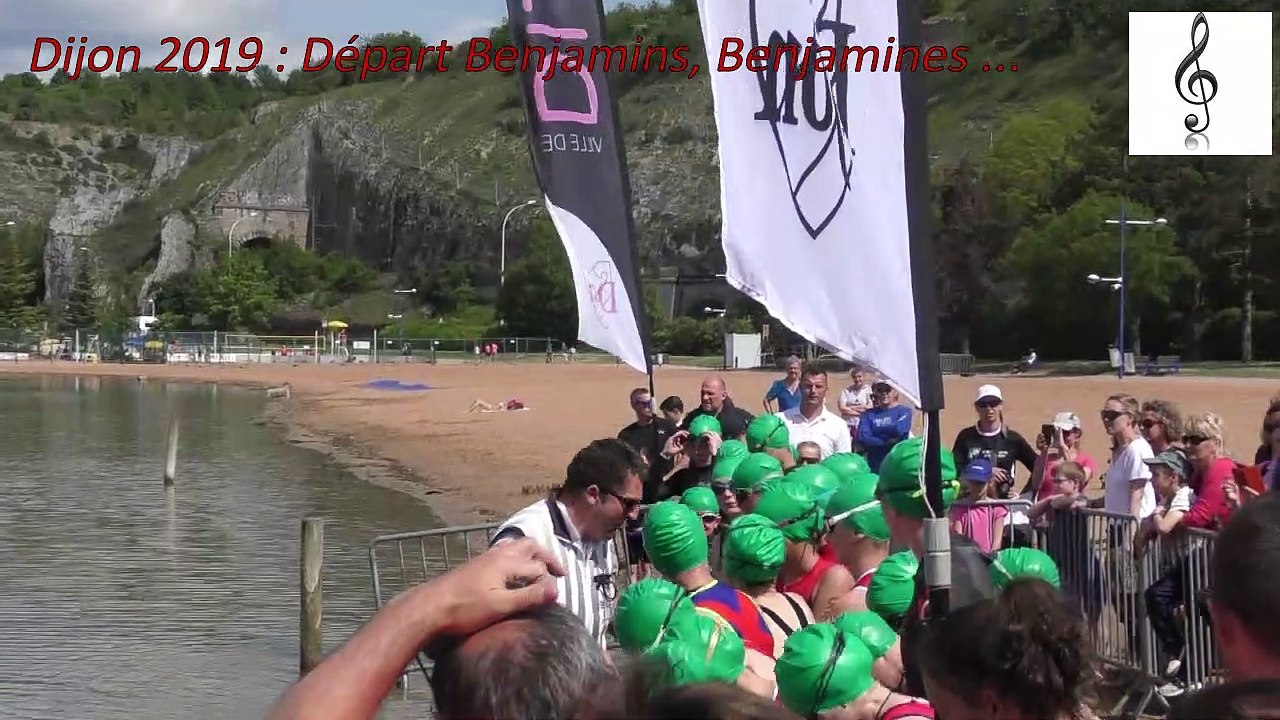 Triathlon de Dijon 2019 : Départ de la course Jeunes