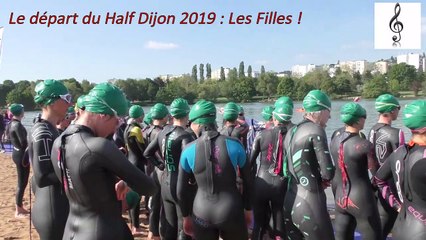 Triathlon de Dijon 2019 : Départ du Half , Les Filles !