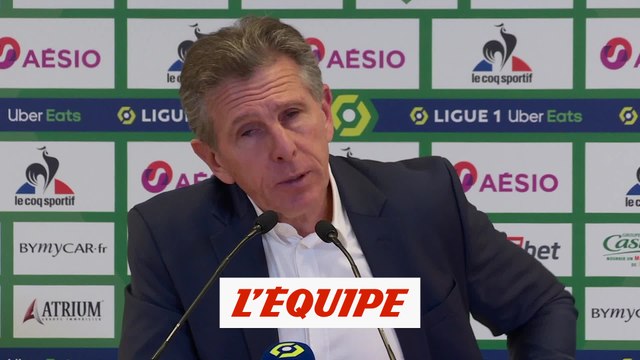 Claude Puel « en colère » après la gifle contre l'OL - Foot - L1 - ASSE