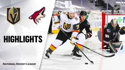 NHL Highlights | Golden Knights @ Coyotes 1/24/21
