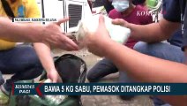 Pemasok Sabu Ditangkap di Palembang Saat Hendak ke Jakarta Membawa 5KG Sabu