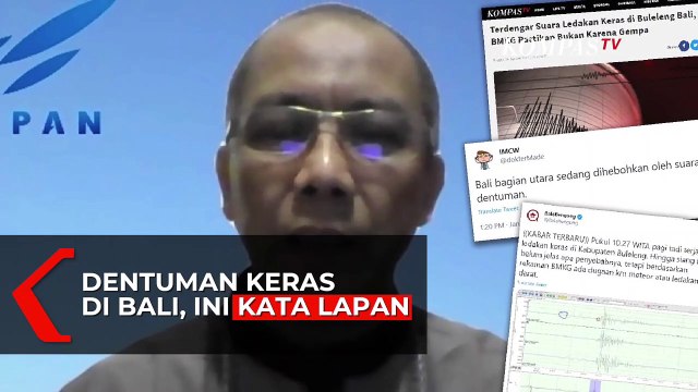 LAPAN: Suara Dentuman di Bali Diduga Asteroid Jatuh ke Bumi