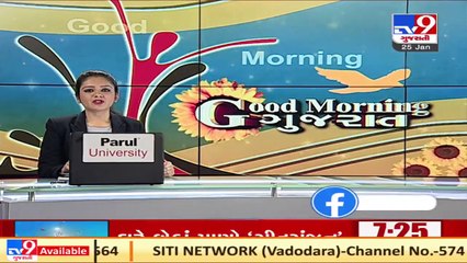 Lion seen roaming at Vadal village of Junagadh _ TV9News