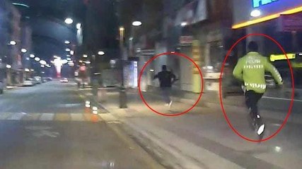Tüfekle kaçan genç film sahnelerini aratmayan kovalamaca sonucu yakalandı