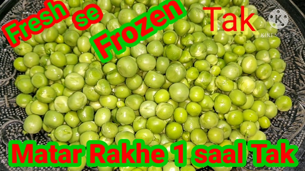 FREE FROZEN MATAR | मटर को स्टोर करने की BEST विधि | Homemade Frozen Peas Recipe By Alka | TOP TRICK