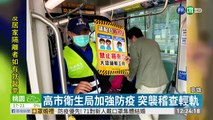 等輕軌未戴口罩 男當場挨罰3000元