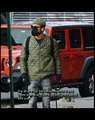 Justin Theroux Stays Warm While Walking Dog Kuma in NYC