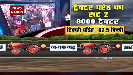 Exclusive coverage from Tikri border ahead of tractor march