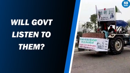 Farmer Reaches Delhi On Tractor In 'Reverse Gear'