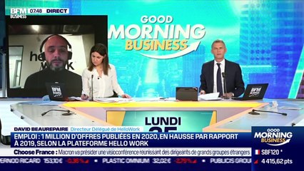 David Beaurepaire (HelloWork) : Malgré la crise, les recruteurs ont continué à embaucher en 2020 - 25/01