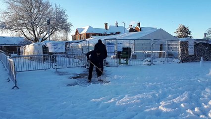 Covid testing centre Kettering closed due to snow