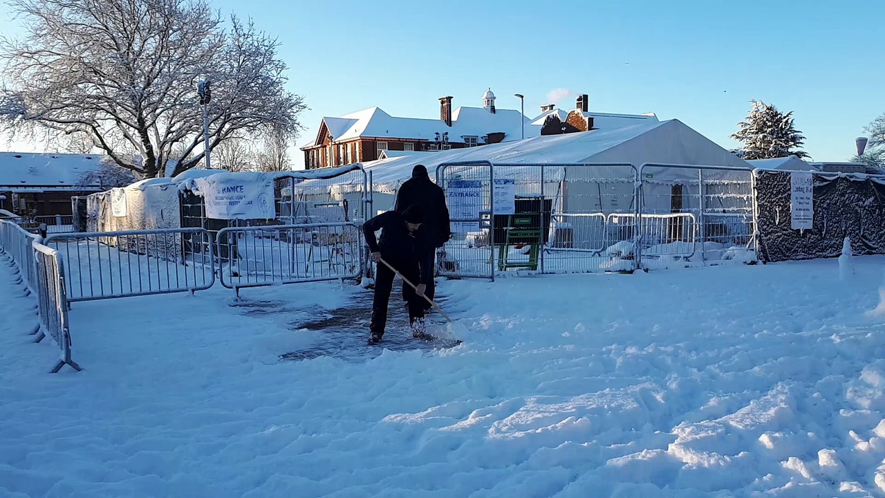 Covid testing centre Kettering closed due to snow