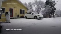 Snow in Southern California; another storm coming