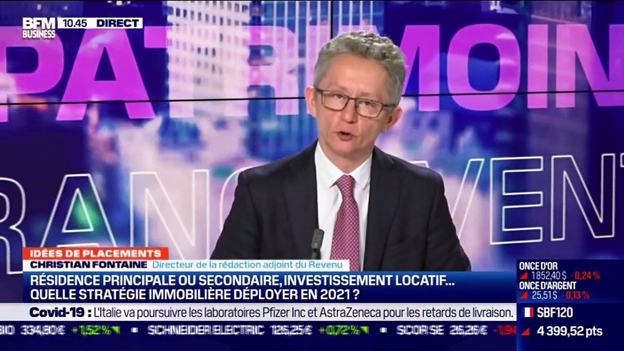 Idée de placements: Faut-il vendre son bien immobilier, acheter ou bien attendre en 2021 ? - 25/01