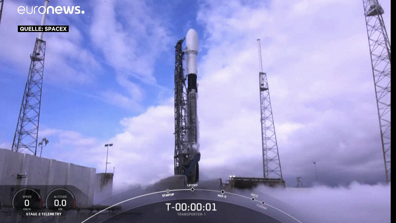 Neuer Rekord: SpaceX befördert 143 Satelliten ins All