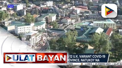 Higit 100 close contacts ng 12 UK variant COVID-19 cases sa Bontoc, Mt. Province, natukoy na