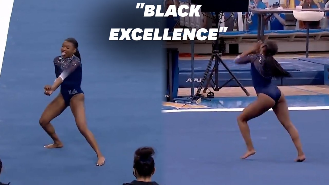 La gymnaste Nia Dennis souffle tout le monde (y compris Simone Biles) avec sa performance dédiée à "la culture noire"