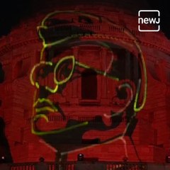 Laser Light Show Portraying The Life Of Netaji Subhas Chandra Bose At Victoria Memorial