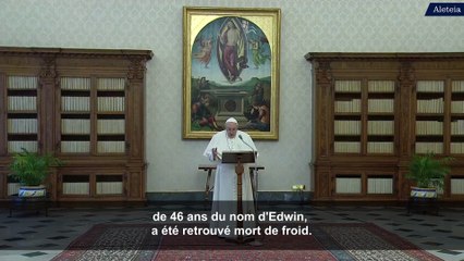Le pape François prie pour un sans-abri nigérian décédé à Rome