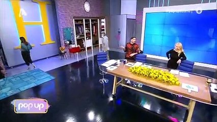 Pop Up: Η Παπαγεωργίου βγήκε εκτός πλατό για να ρωτήσει αν η Καινούργιου είναι έγκυος