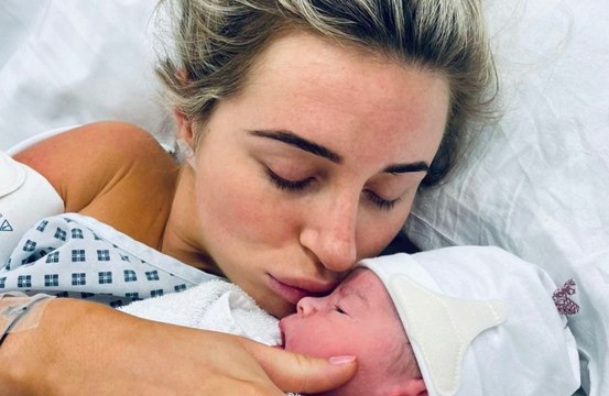 Dani Dyer welcomes first child