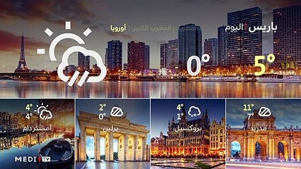 النشرة الجوية - 25/01/2021