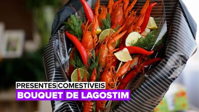 Presentes Comestíveis: Bouquet de Lagostim