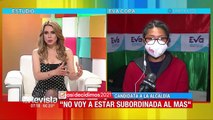 Eva Copa habla de dar oportunidades a los vecinos de El Alto