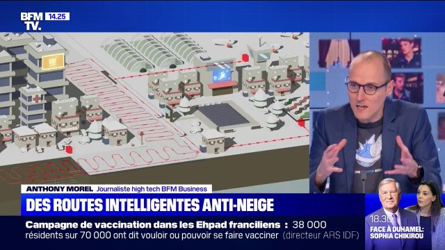 Un projet de routes dégivrantes dans le futur: moins de complications pour les routiers à cause de la neige?