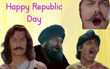 Happy Republic Day | Amir Khan | Amitabh Bachchan | Republic Day Special's | Bollywood Movie Scene | 2021