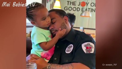 Each Dad expresses his love for his baby in a different way but whichever way it is, it's great