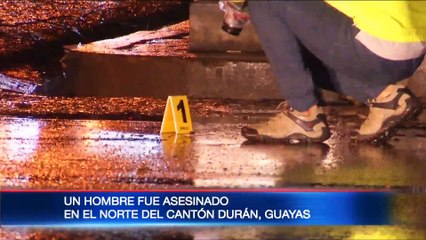 Un hombre fue asesinado con 12 disparon en Durán