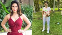 Sunny Leone Flaunts Her Football Skills In THIS Video