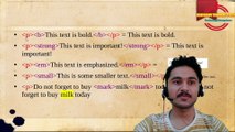 HTML Text Formatting Tags Tutorial in Hindi || Html Videos Part:- 9