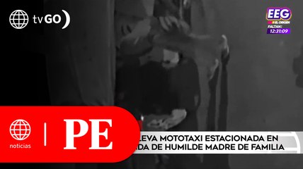 Delincuentes se llevaron mototaxi estacionada en el frontis de su vivienda | Primera Edición