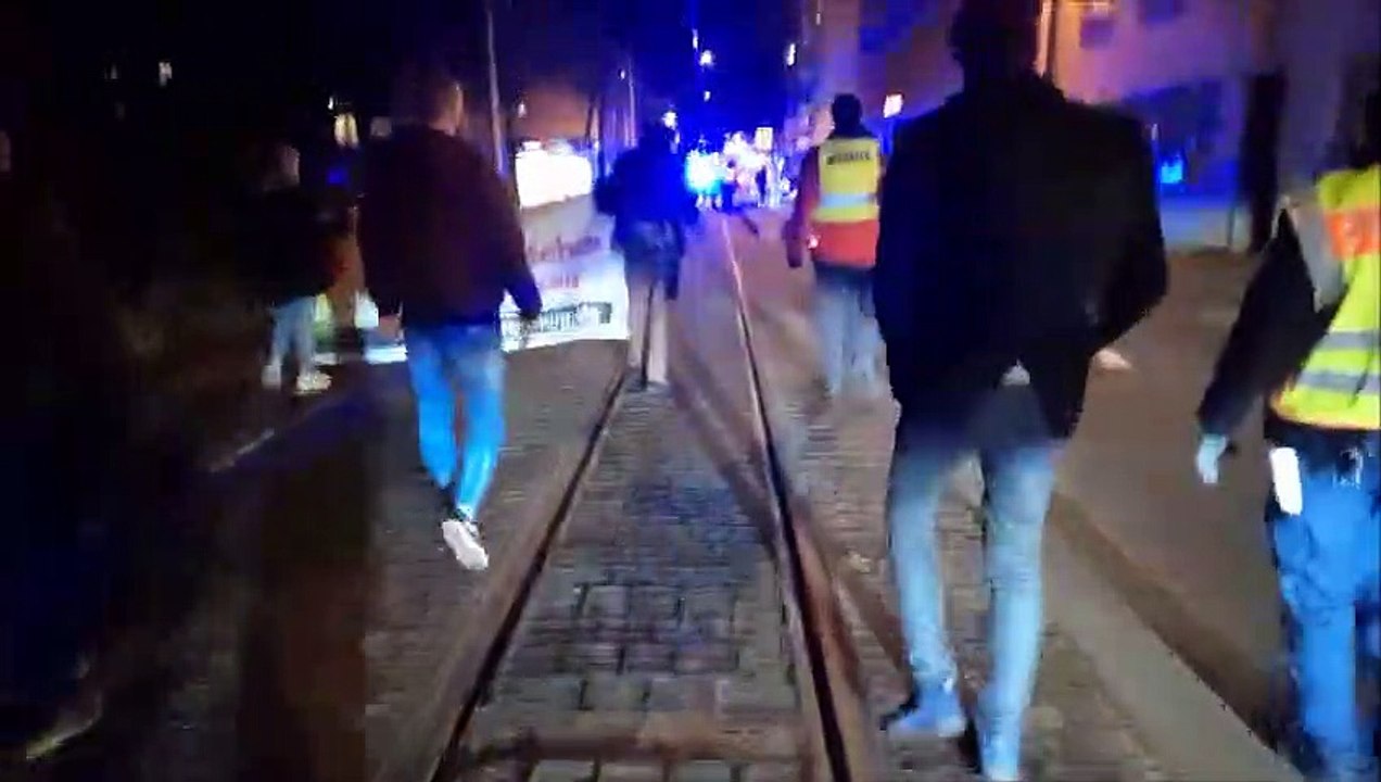 Würzburg 30.12.2020 Spaziergang gegen die Coronamaßnahmen