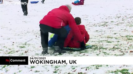 Παιχνίδια στο χιόνι για τους Βρετανούς!