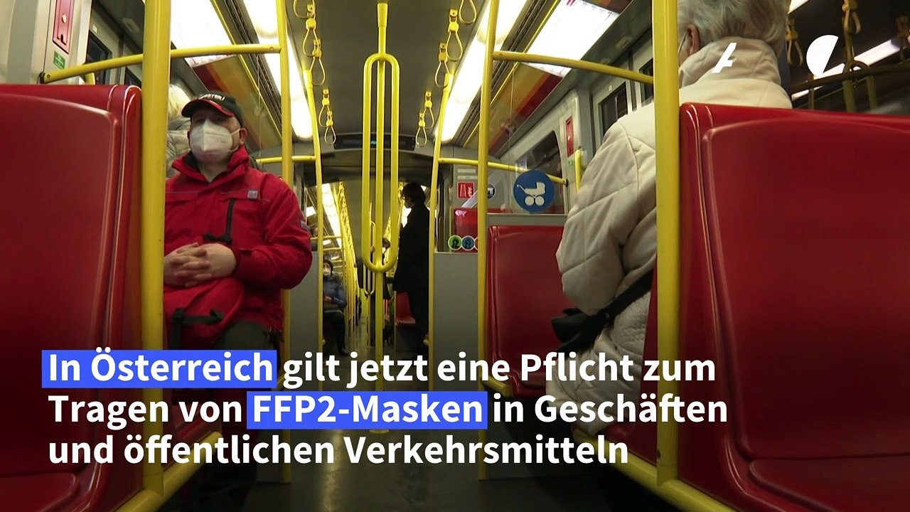 Verschärfte Maskenpflicht in Österreich