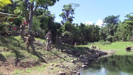 Philippine & U.S. Soldiers • Water Survival Training