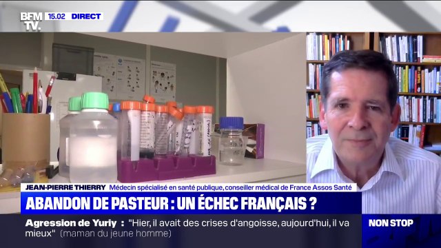 Jean-Pierre Thierry, médecin spécialisé sur le vaccin Pasteur: L'institut Pasteur apporte une technologie en amont qui est développée par ses partenaires industriels