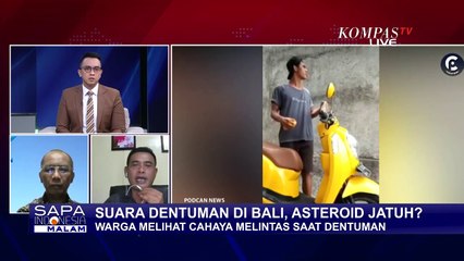 Kesaksian Warga Melihat Cahaya Melintas Saat Dentuman
